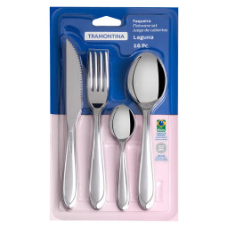 Faqueiro 16 Peças Tramontina Inox Laguna Faqueiro 16 Peças Tramontina Inox Laguna